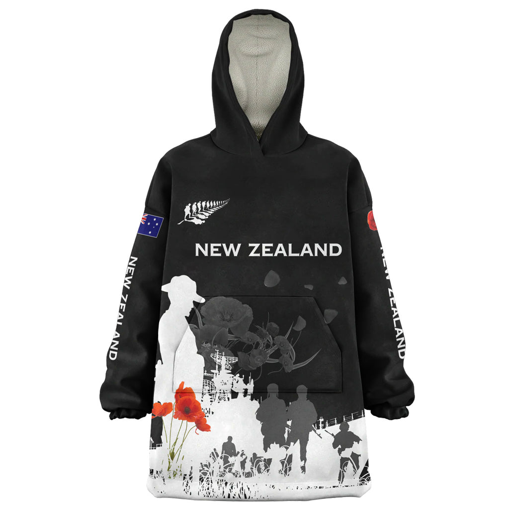 Australia Anzac Day Wearable Blanket Hoodie - Keeping The Spirit Alive Wearable Blanket Hoodie - Vibe Hoodie Shop