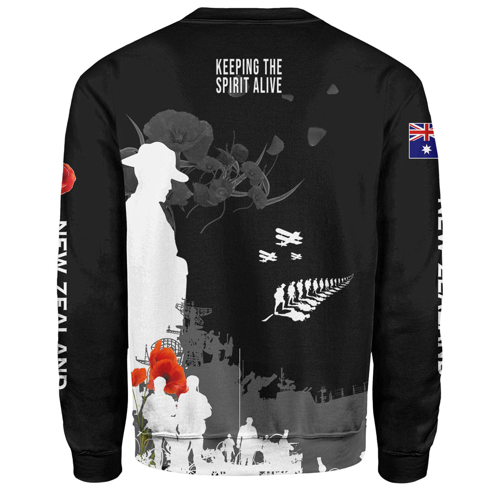 Australia Anzac Day Sweatshirt - Keeping The Spirit Alive Sweatshirt - Vibe Hoodie Shop