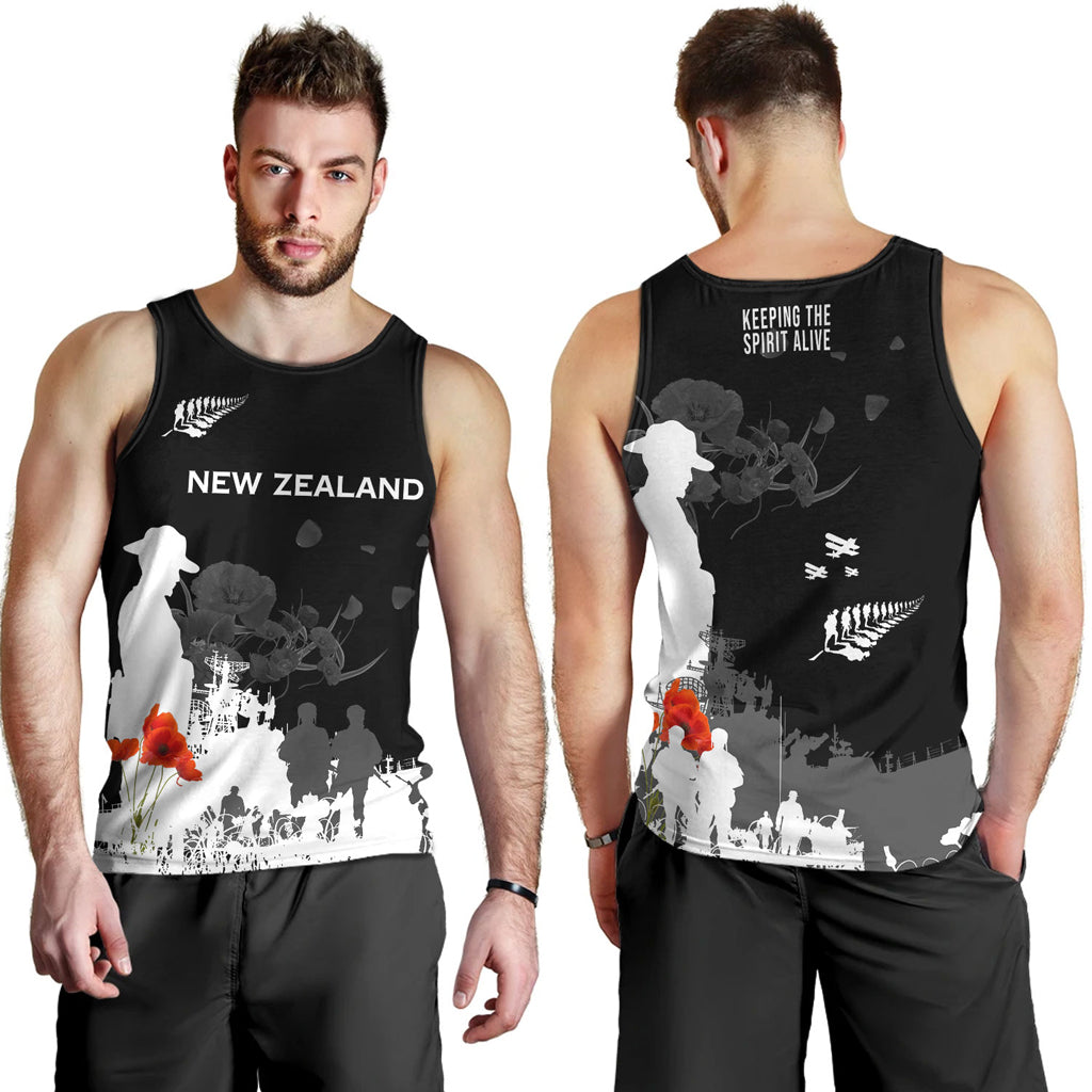 Australia Anzac Day Men Tank Top - Keeping The Spirit Alive Tank Top - Vibe Hoodie Shop