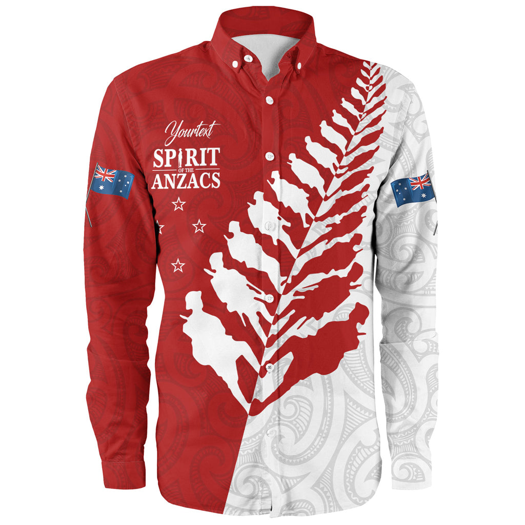 Australia Anzac Day Custom Long Sleeve Shirt - Spirit Of The Anzacs Shirt - Vibe Hoodie Shop