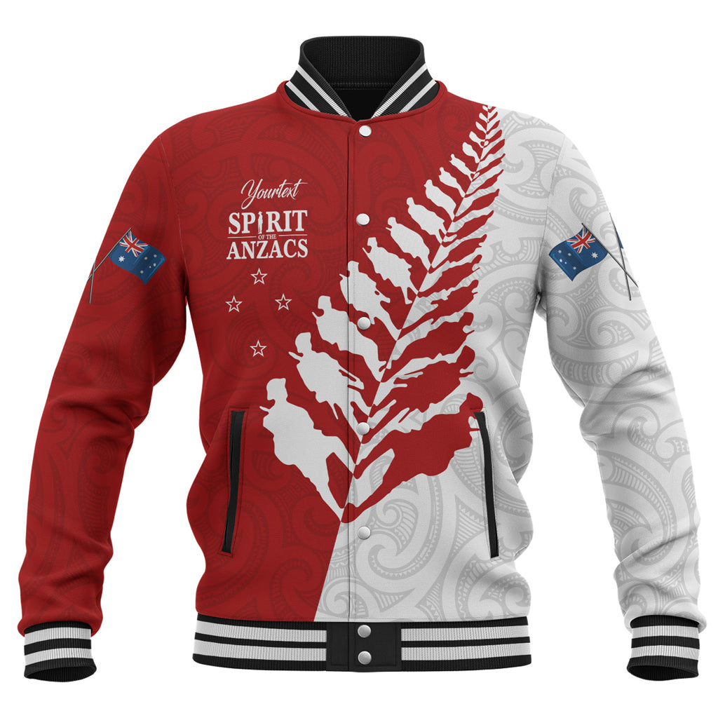 Australia Anzac Day Custom Baseball Jacket - Spirit Of The Anzacs Jacket - Vibe Hoodie Shop