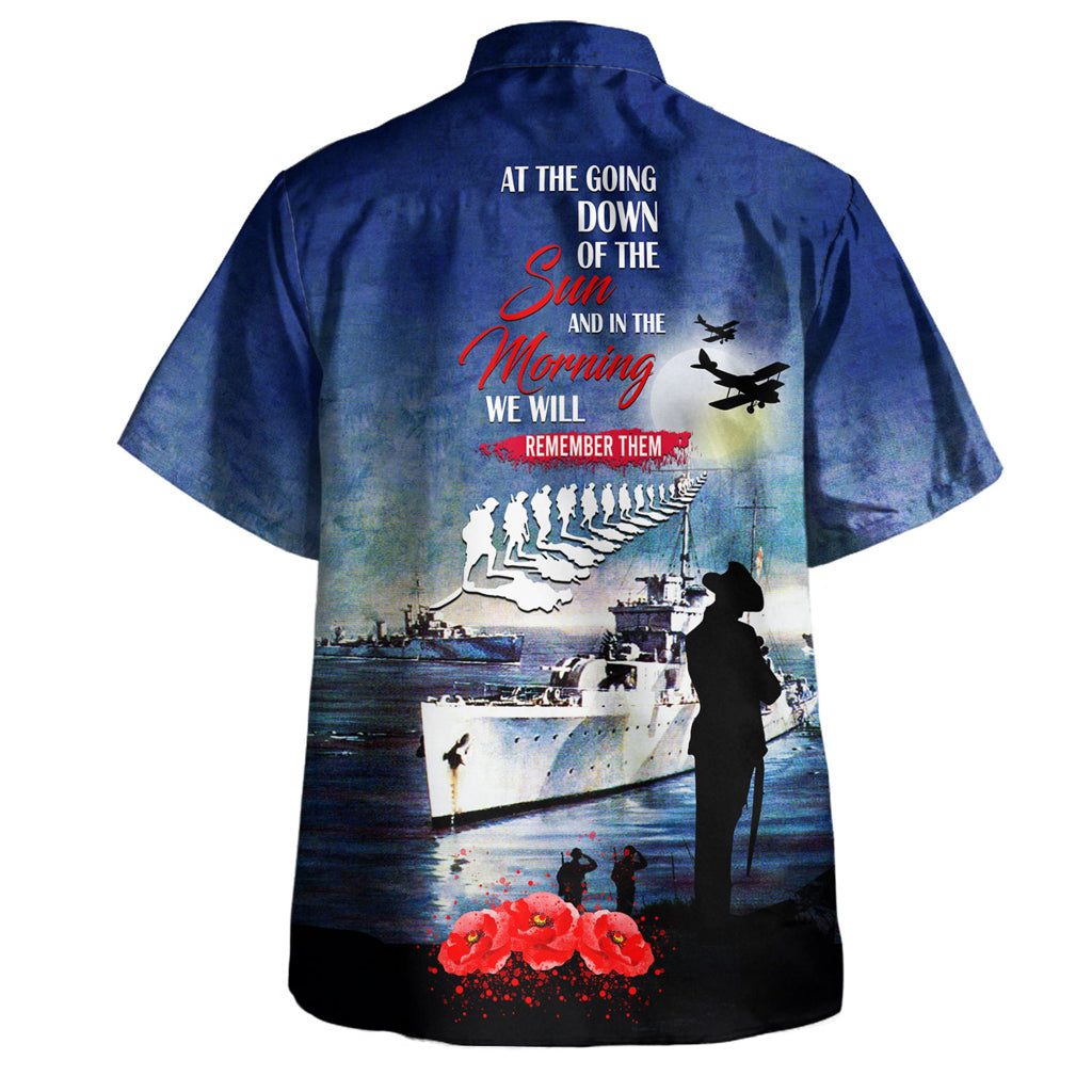 Australia Anzac Day Hawaiian Shirt - At The Going Down Of The Sun Shirt - Vibe Hoodie Shop