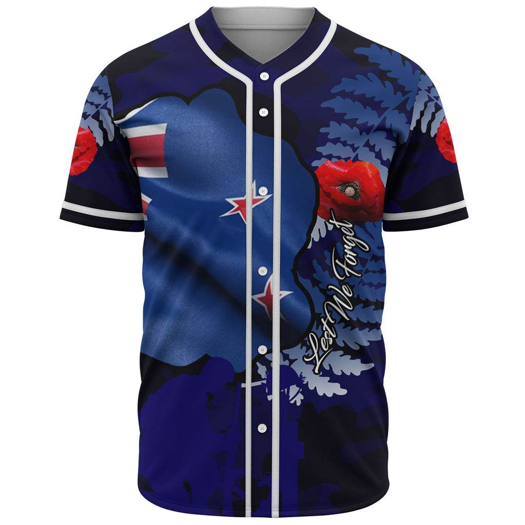 Australia Anzac Day Custom Baseball Jersey - Lest We Forget Poppy Flag Shirt - Vibe Hoodie Shop