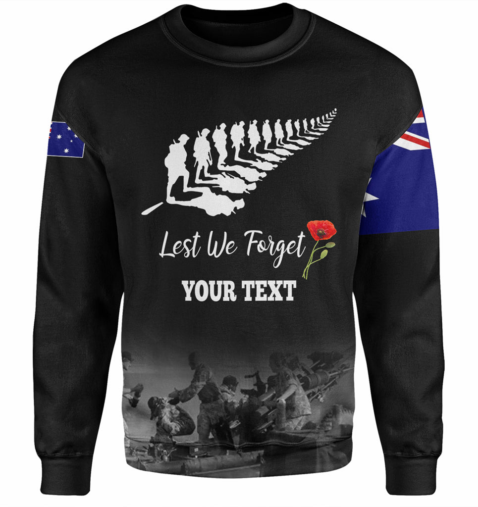 Australia Anzac Day Custom Sweatshirt - Stand For The Flag Kneel For The Fallen Sweatshirt - Vibe Hoodie Shop