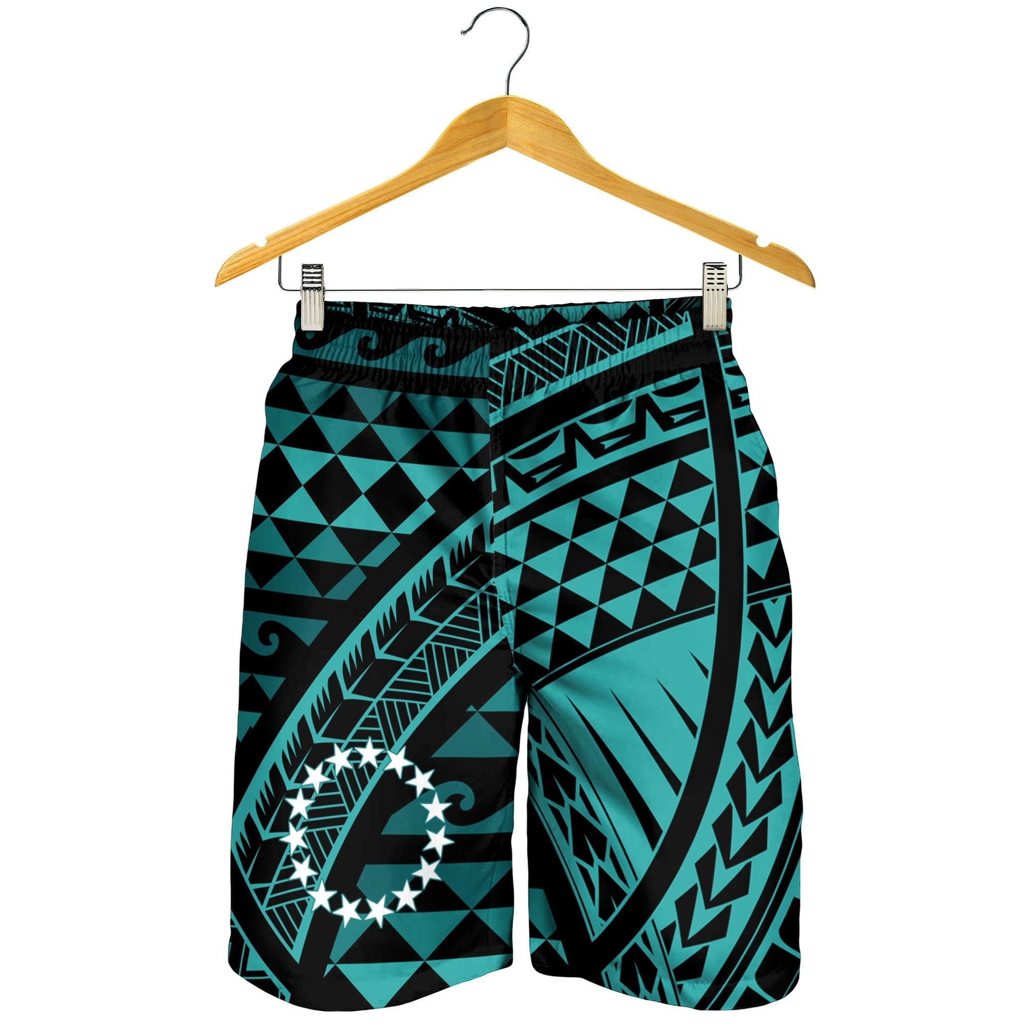 Cook Islands Men's Short - Tribal Seamless Pattern - Vibe Hoodie Shop