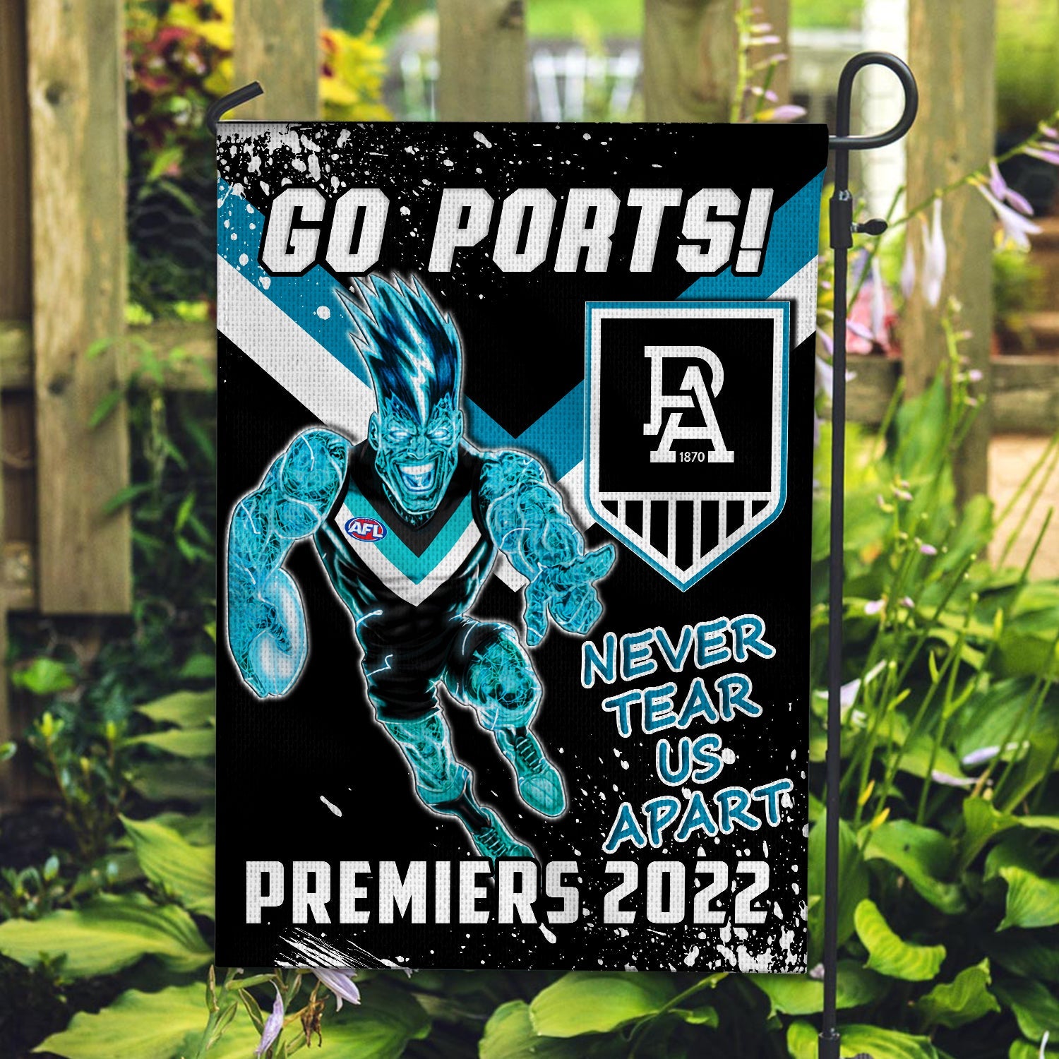 Port Adelaide Football Flag Premiers 2022 Aboriginal Art Go Ports - Vibe Hoodie Shop