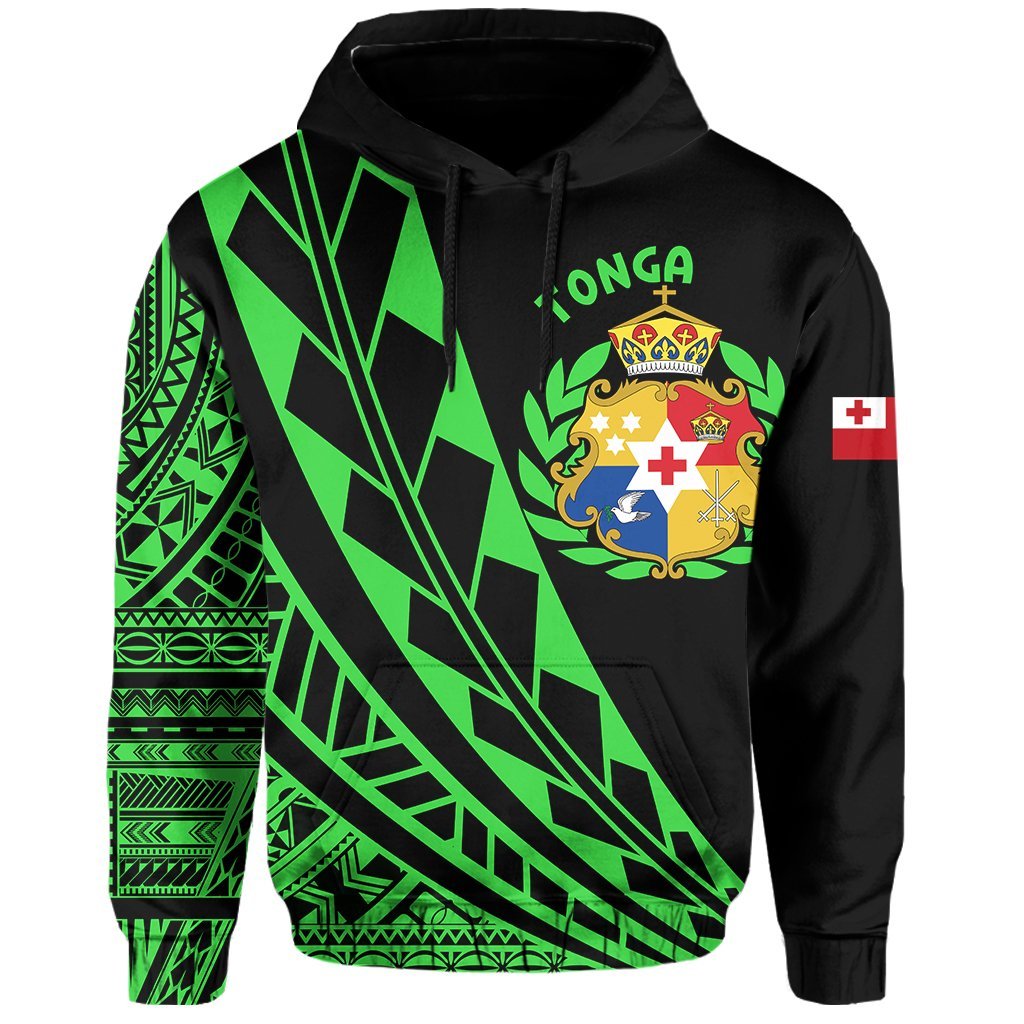 Tonga Hoodie - Nesian Green - Vibe Hoodie Shop