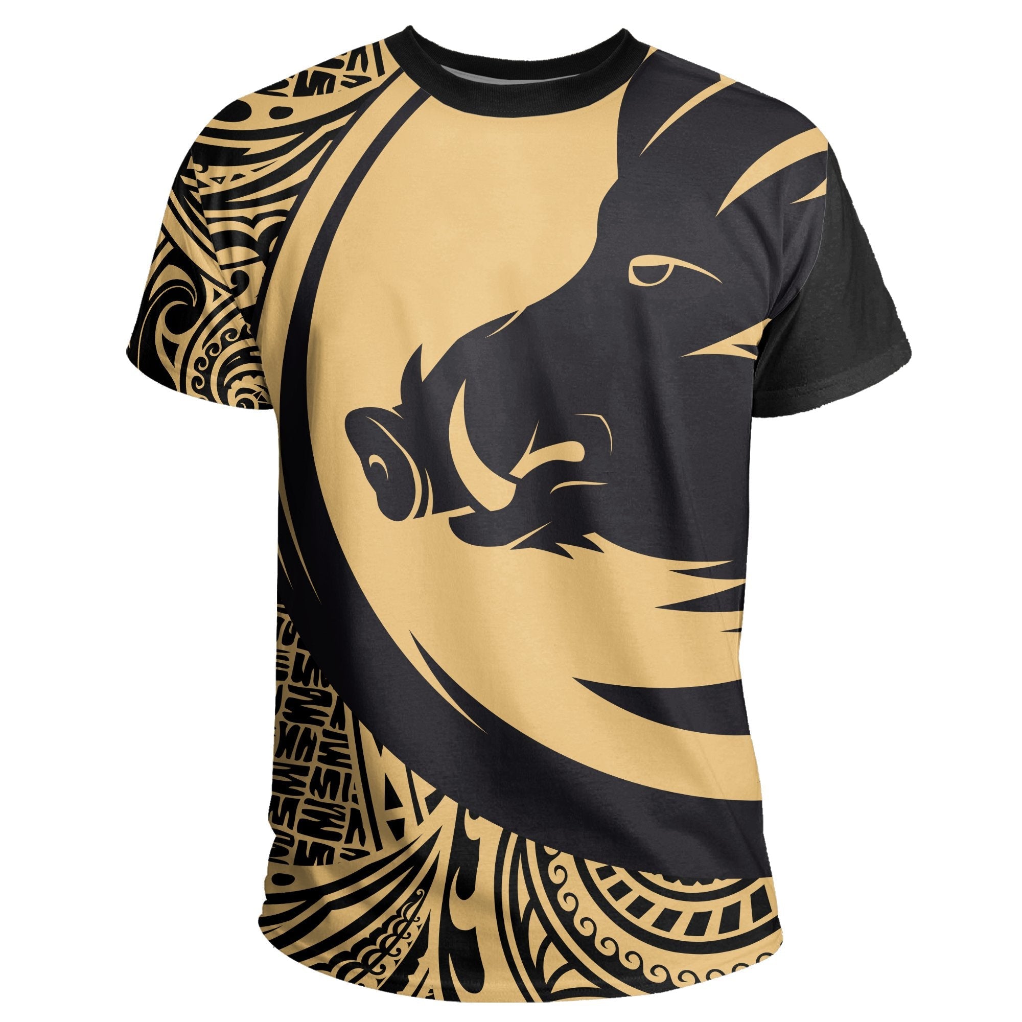 Vanuatu T shirt - Tribal Boar's Tusk - Vibe Hoodie Shop