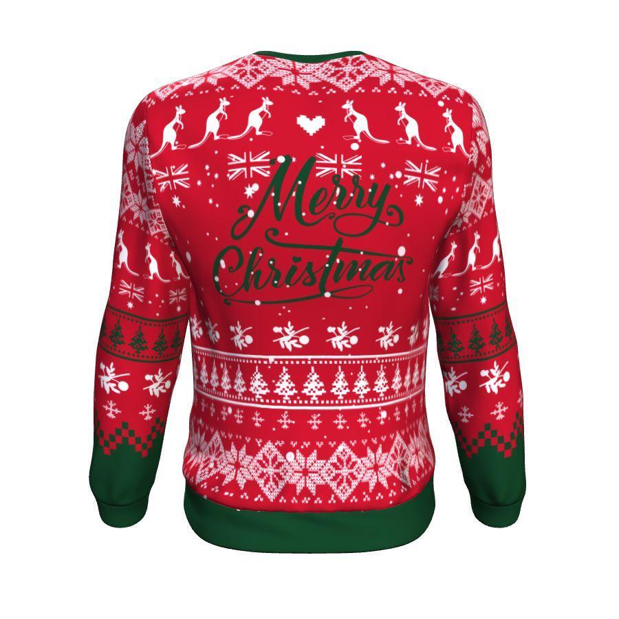 Australia Christmas Sweater - Santa Claus Shirt Merry Christmas - Vibe Hoodie Shop