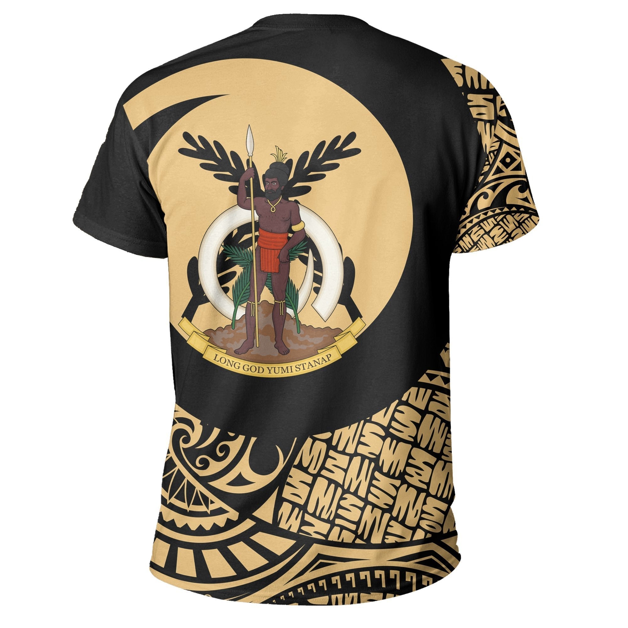 Vanuatu T shirt - Tribal Boar's Tusk - Vibe Hoodie Shop