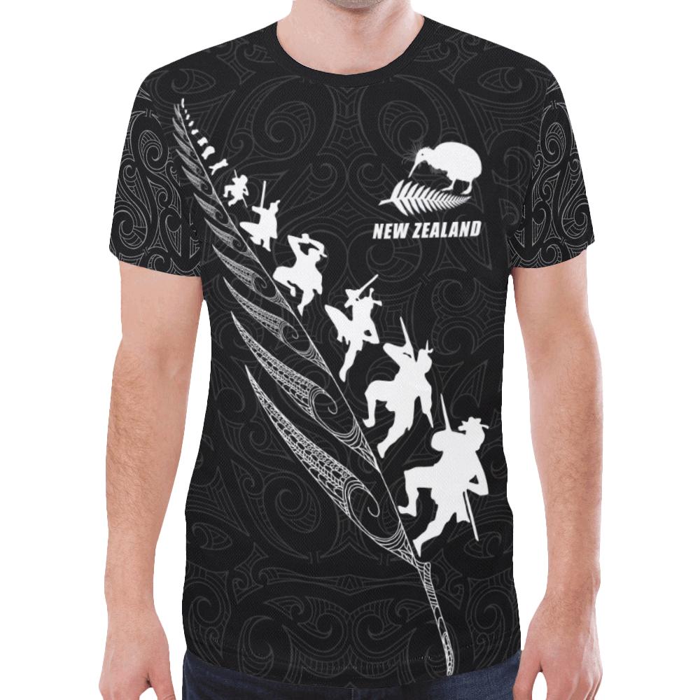 New Zealand Rugby Shirt, Kiwi Haka Rugby T shirt - Vibe Hoodie Shop