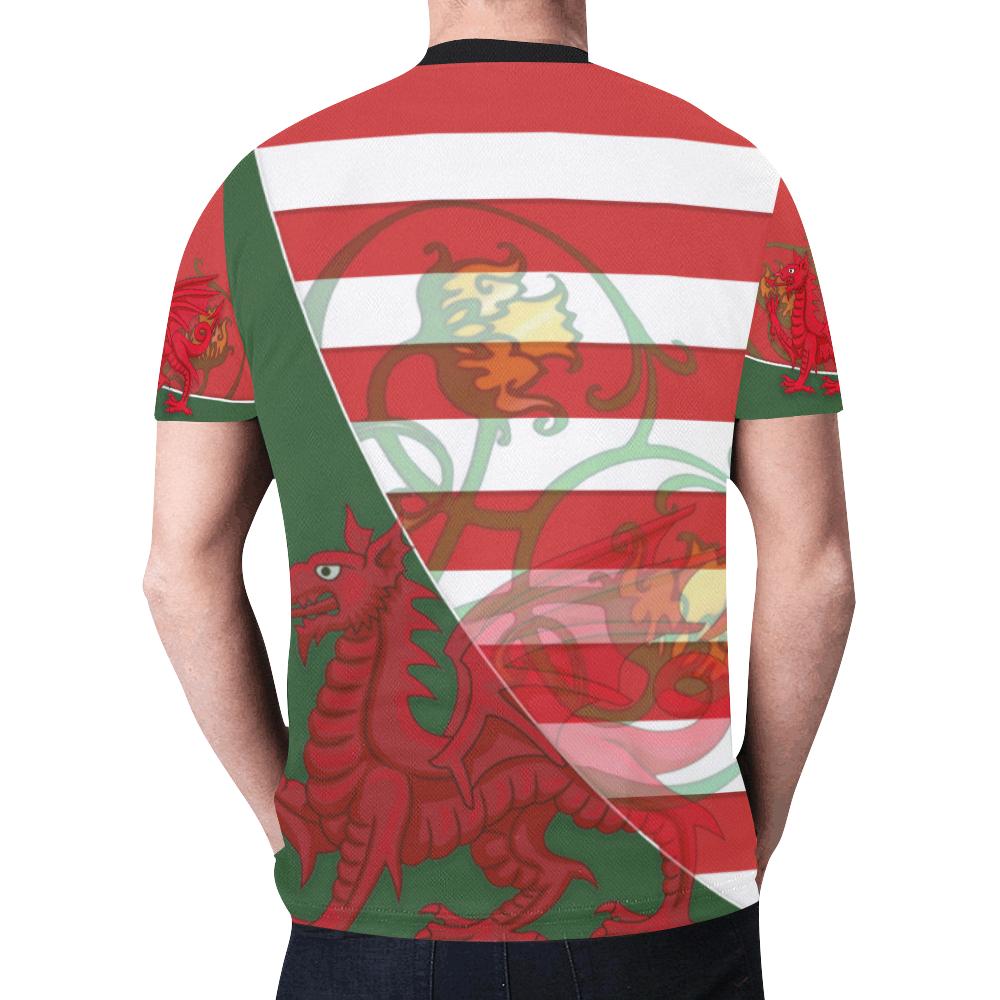 Dragon Wales T shirt - Daffodil - Vibe Hoodie Shop