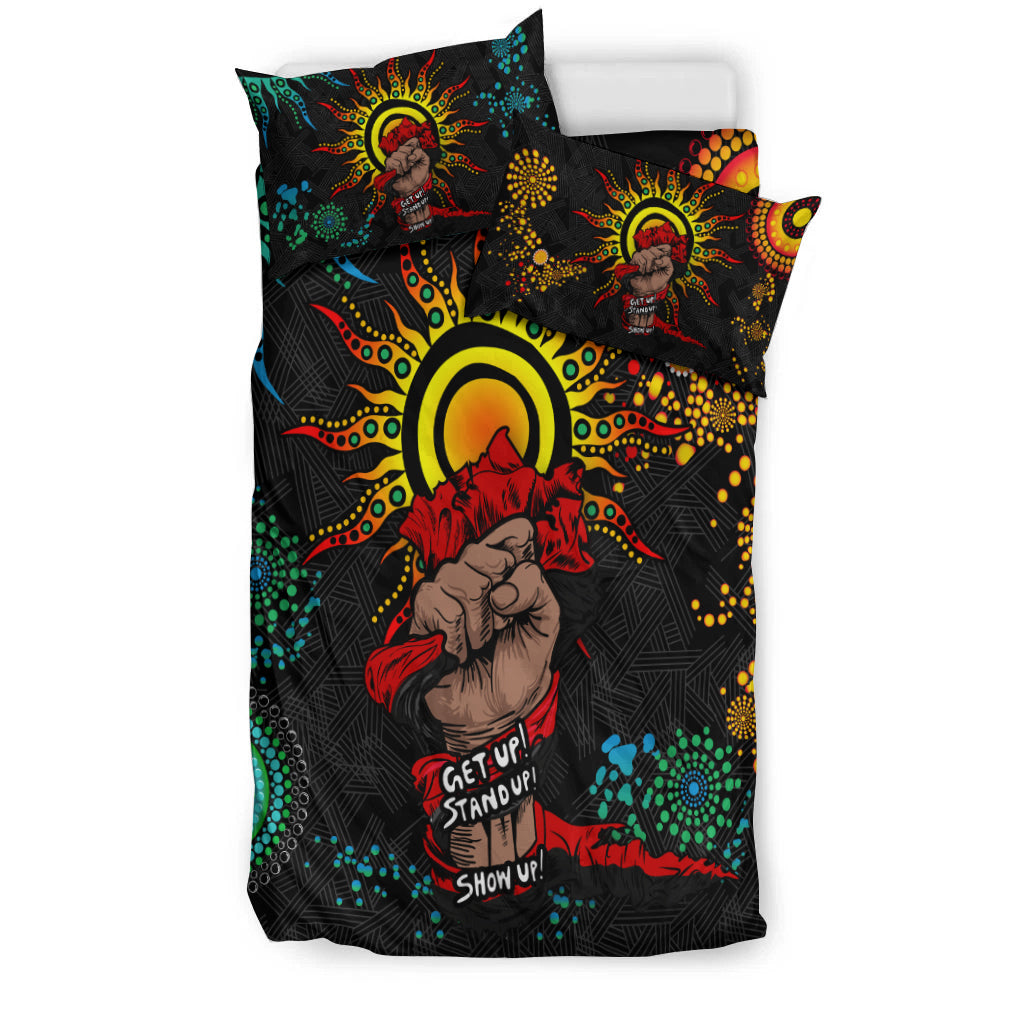 NAIDOC Week 2022 Aboriginal Art Unique Bedding Set - - Vibe Hoodie Shop