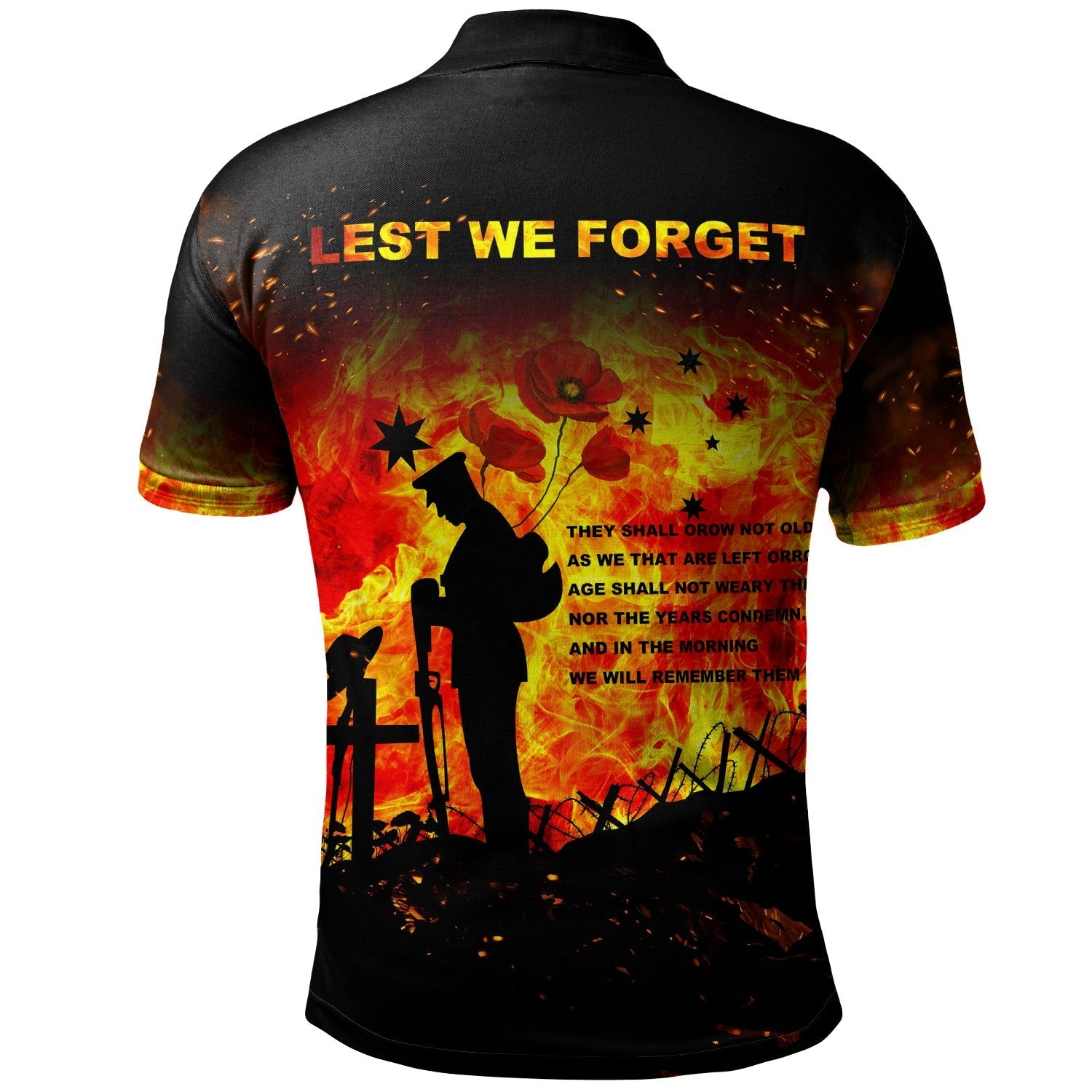 ANZAC Day Polo Shirt - ANZAC Heroes - Vibe Hoodie Shop