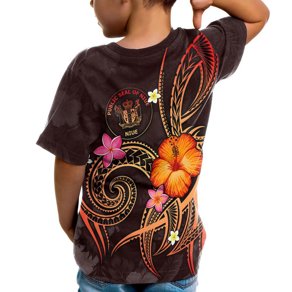 Niue Polynesian T shirt - Legend of Niue (Red) - Vibe Hoodie Shop