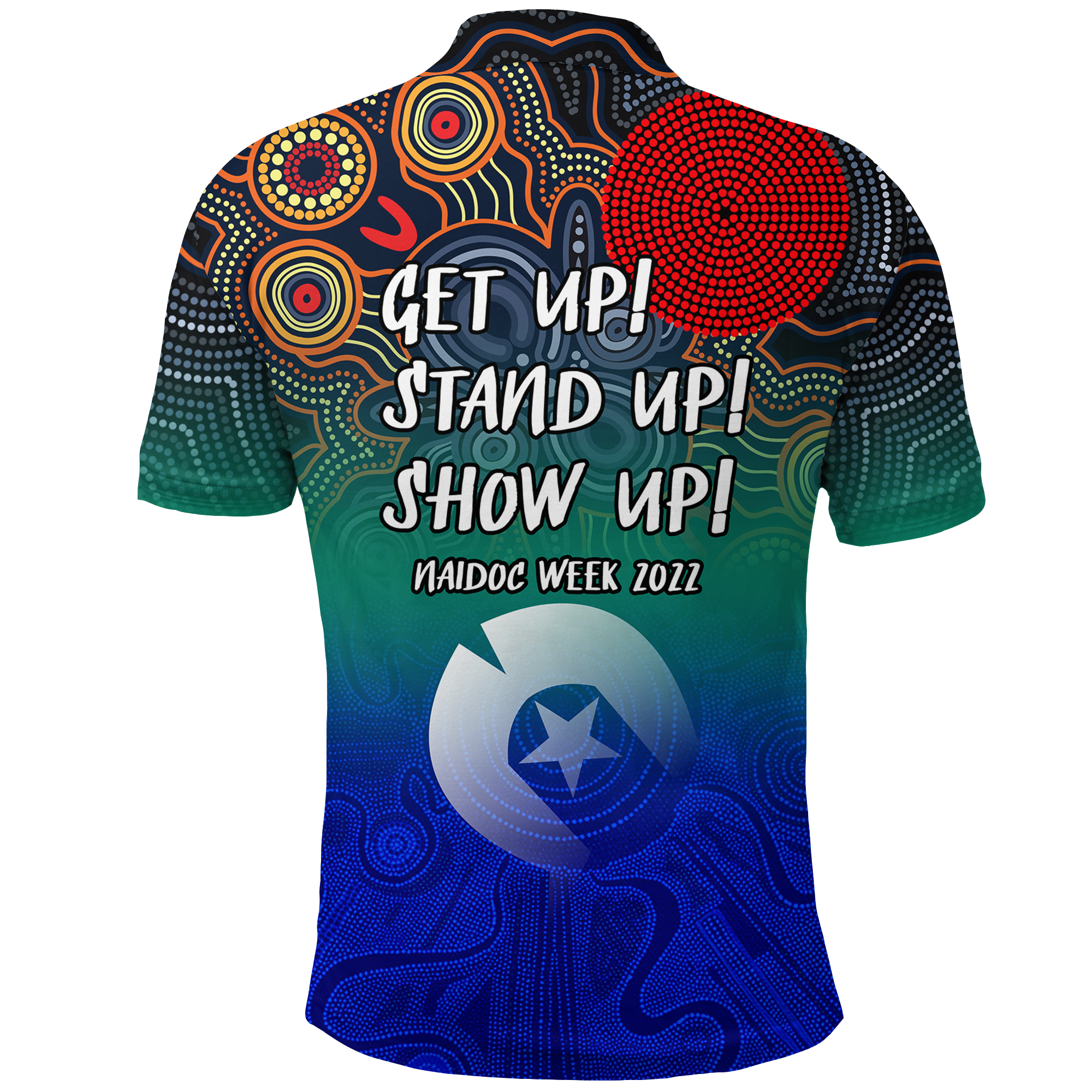 NAIDOC Week 2022 Torres Strait Islanders With Aboriginal - Dot Painting Art Polo Shirt - - Vibe Hoodie Shop