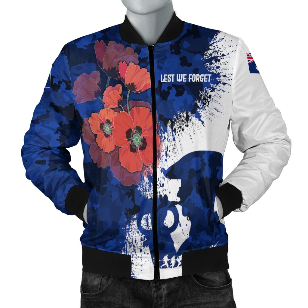 Custom ANZAC Women's Bomber Jacket - ANZAC Day 2021 - Vibe Hoodie Shop