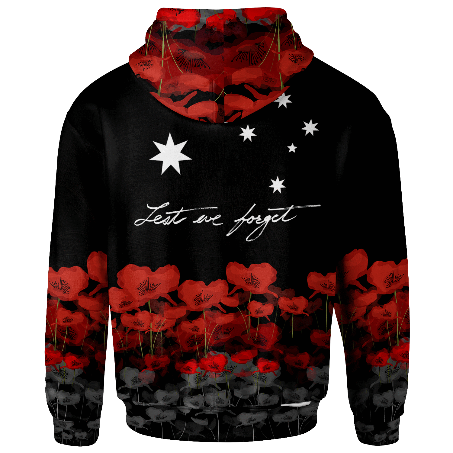 ANZAC Day Hoodie - Remember Them - Vibe Hoodie Shop