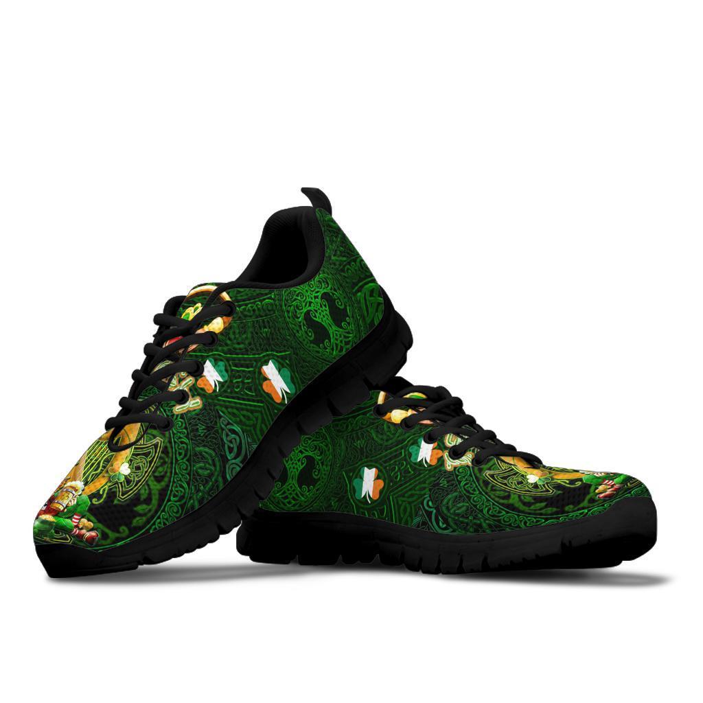 Irish Leprechaun St. Patrick's Day 2021 Sneakers - Ireland's Trickster Fairies - Vibe Hoodie Shop