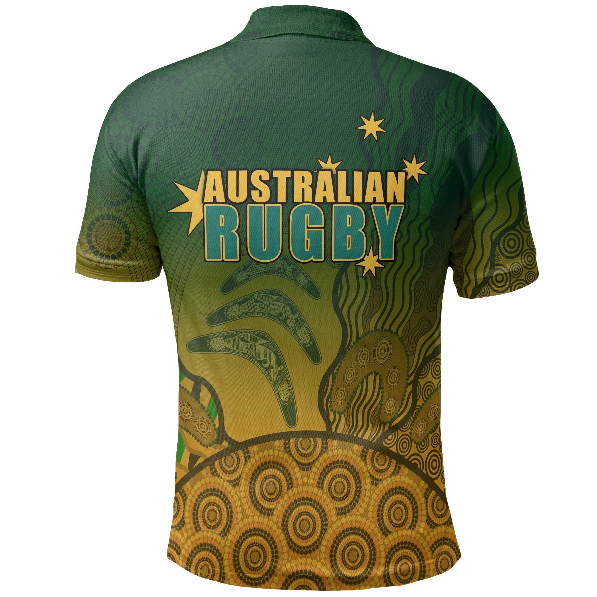 Australia Polo Shirt, Aboriginal Australian Rugby Shirt - Vibe Hoodie Shop