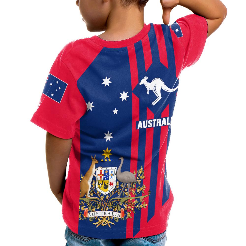Custom T shirt Kids - Australia Kangaroo Sign - Vibe Hoodie Shop