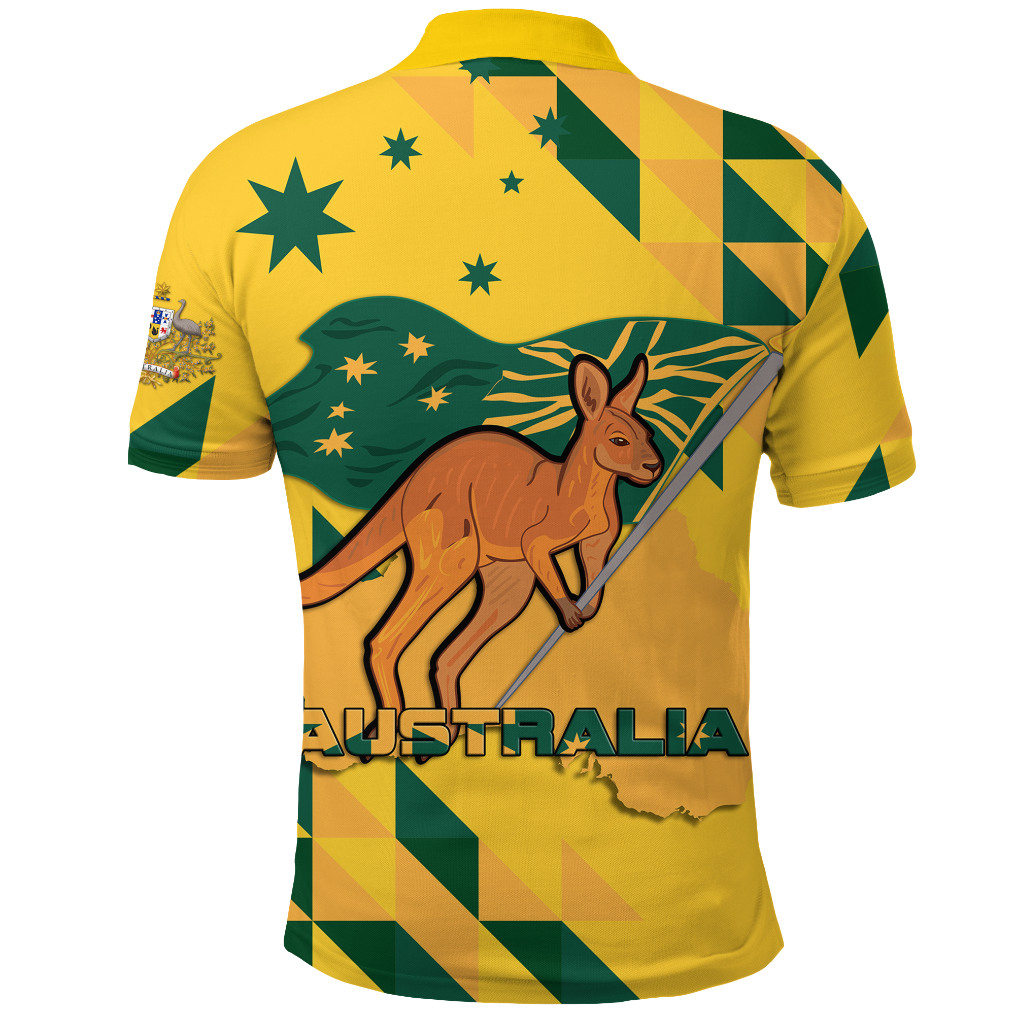 Australia Day Proud To Be Aussie Polo Shirt - - Vibe Hoodie Shop