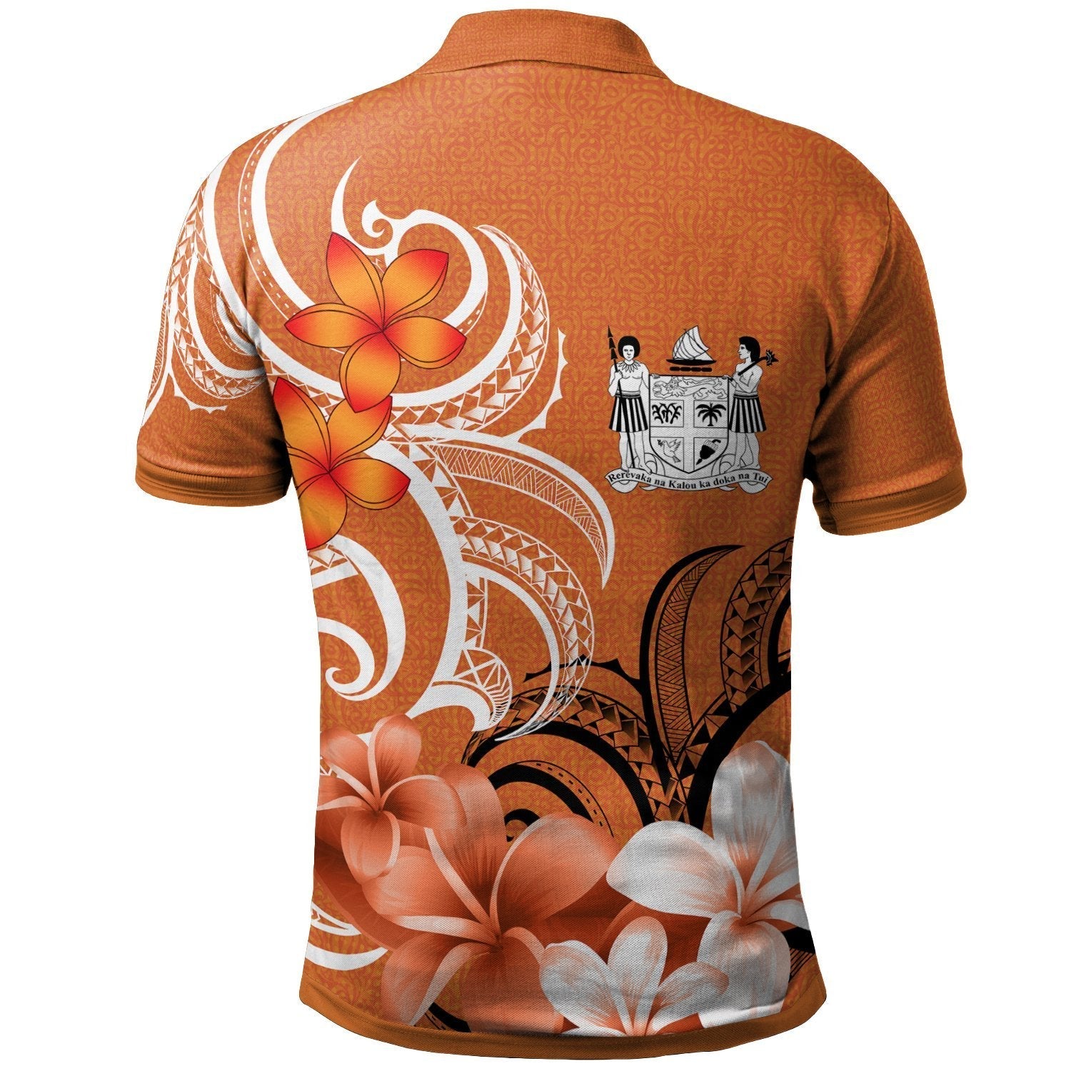 Custom Fiji Personalised Polo Shirt - Fijian Spirit - Vibe Hoodie Shop