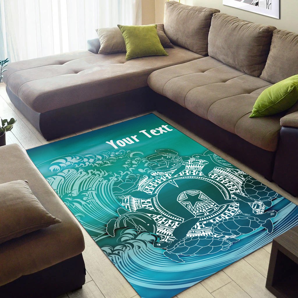 Custom Aboriginal Area Rug, Torres Strait Islands in Wave - Vibe Hoodie Shop