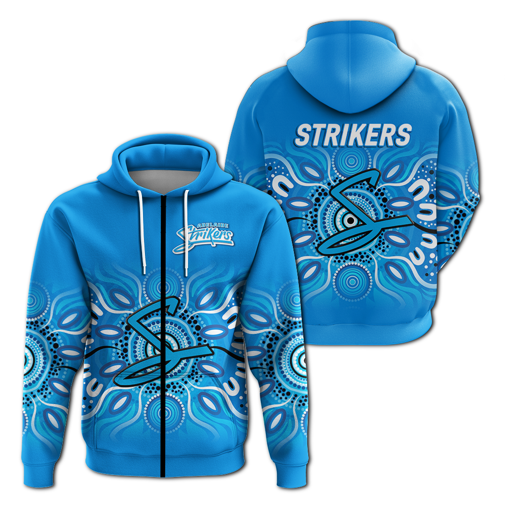 Adelaide Strikers Aboriginal Cricket 2022 Hoodie Kid - - Vibe Hoodie Shop
