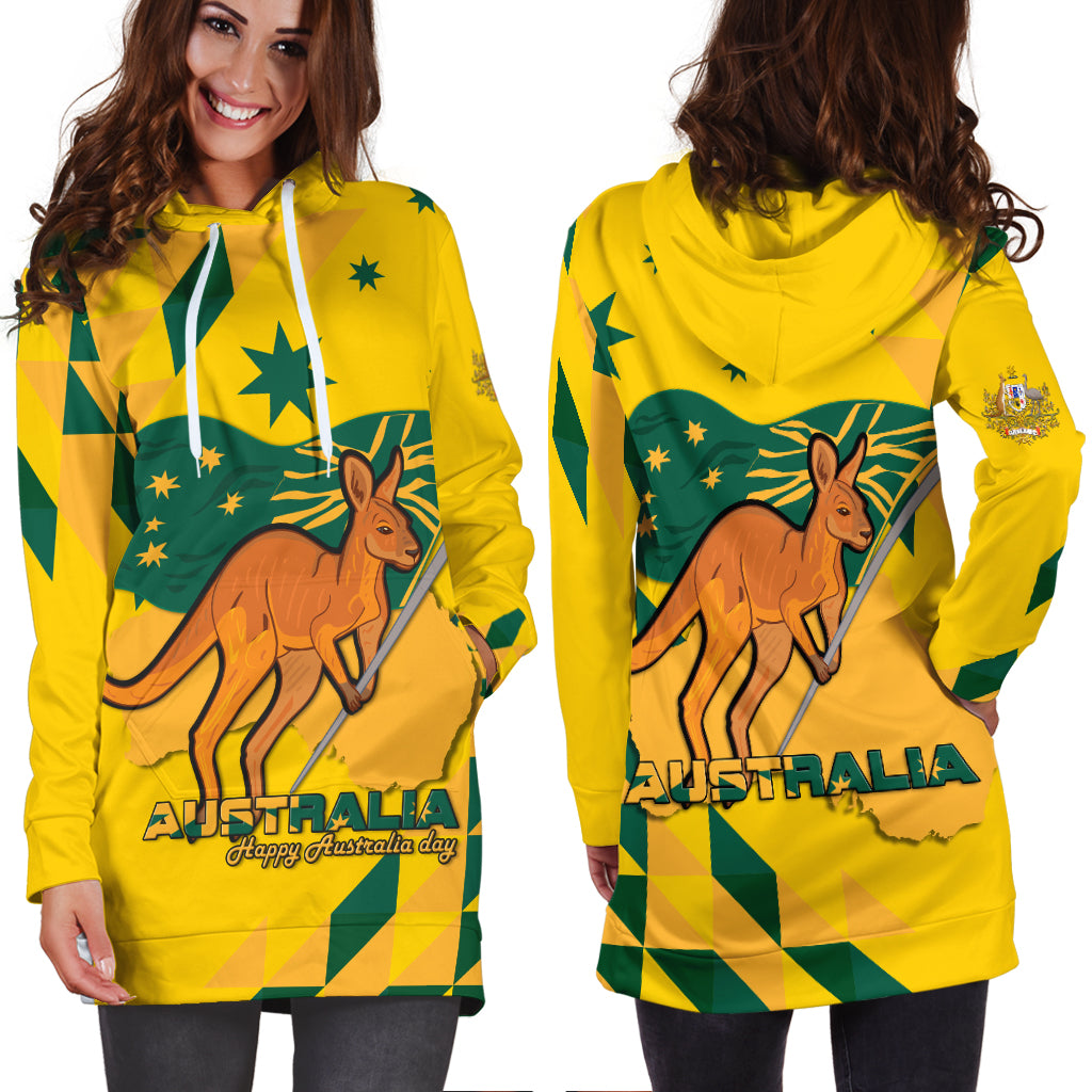 Australia Day Proud To Be Aussie Hoodie  Dress - - Vibe Hoodie Shop