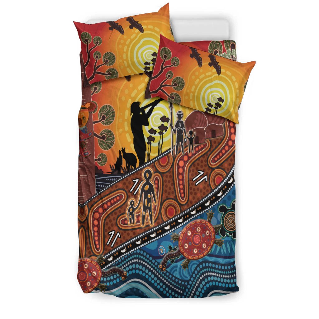 Aboriginal Bedding Set - Aboriginal Life - Vibe Hoodie Shop