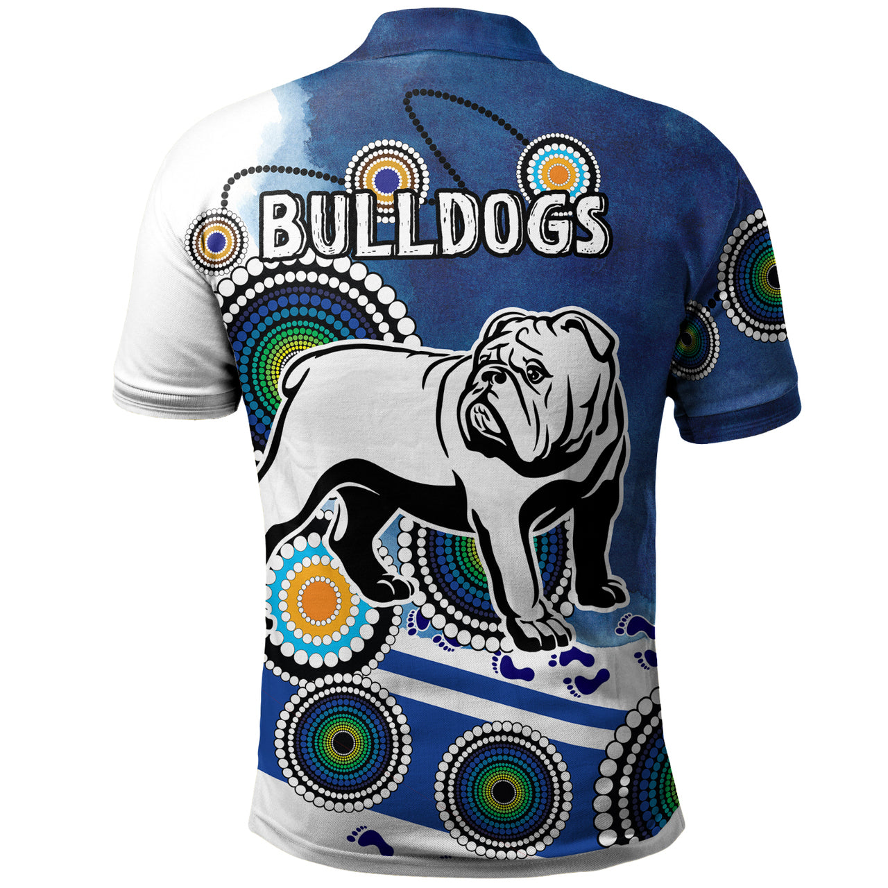 Bulldogs Rugby Polo Shirt - Indigenous Bulldogs RLT13 - Vibe Hoodie Shop