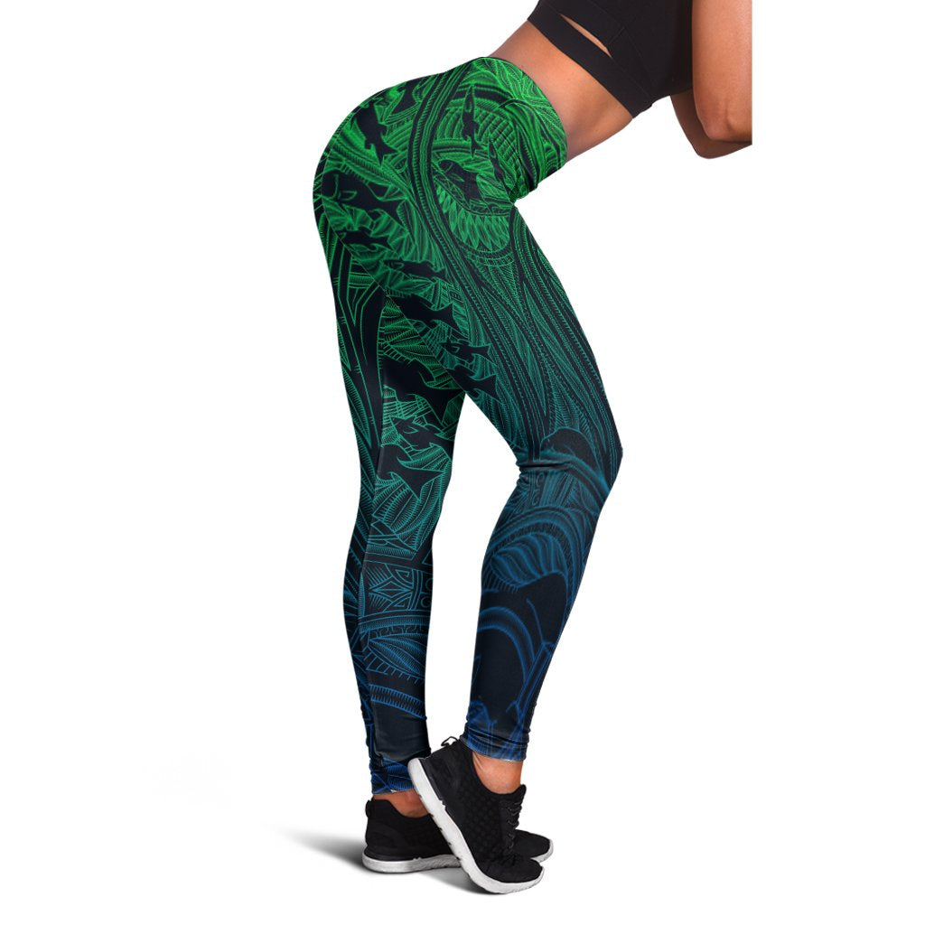 Torres Strait Islanders Leggings - Ocean Art - Vibe Hoodie Shop