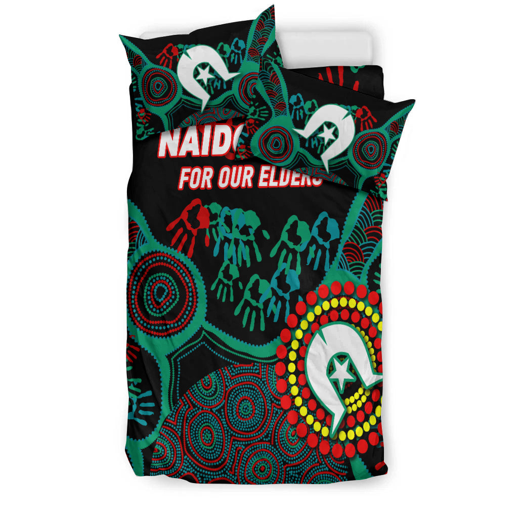 NAIDOC Week 2023 Aboriginal Art For Our Elders Bedding Set - - Vibe Hoodie Shop
