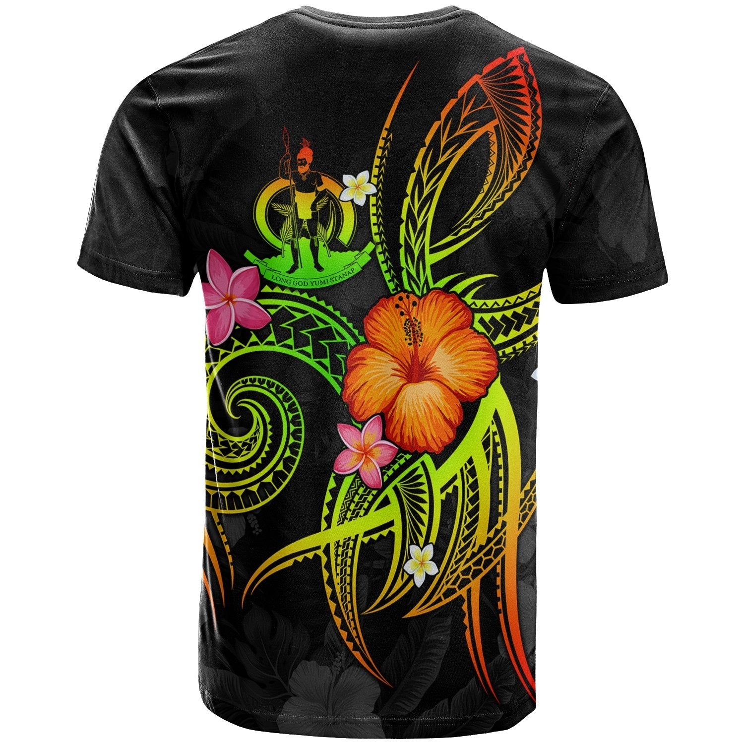 Vanuatu Polynesian Personalised T shirt - Legend of Vanuatu (Reggae) - Vibe Hoodie Shop
