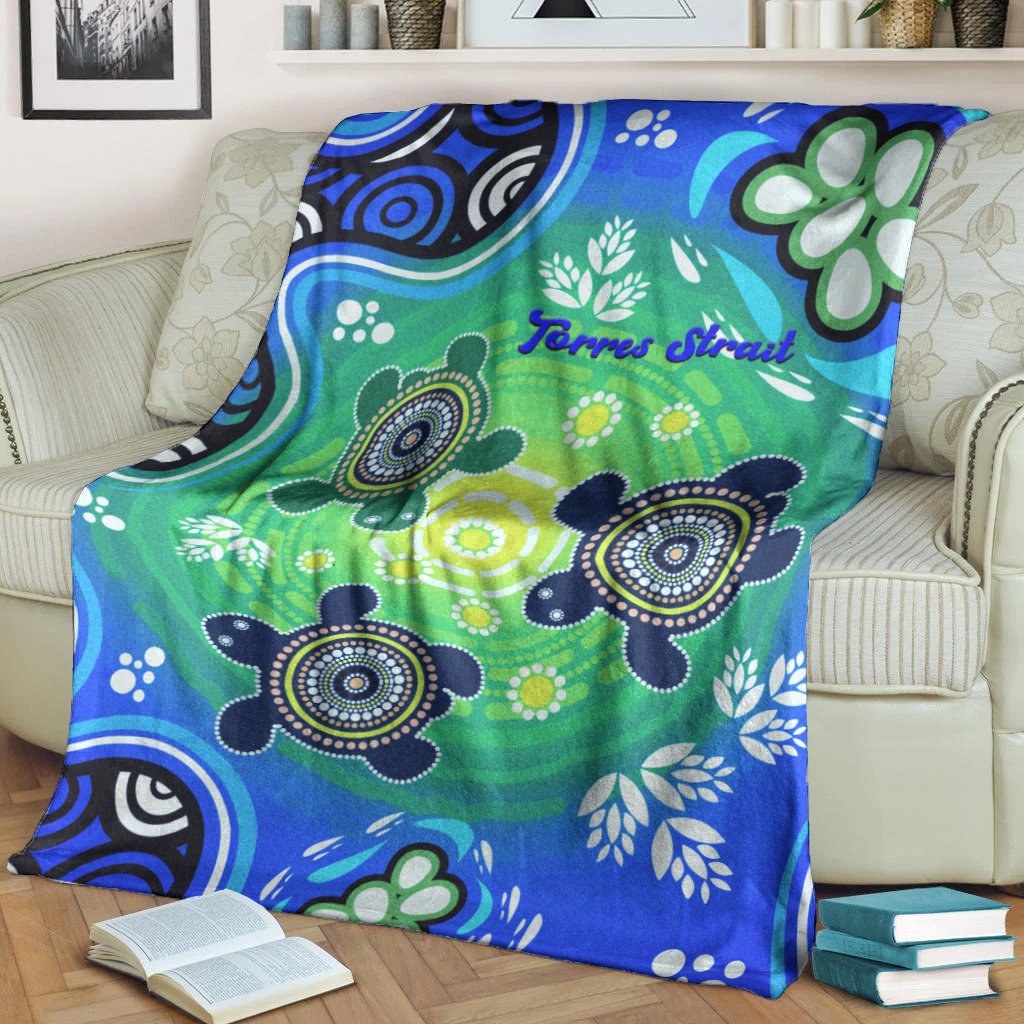 Blanket - Australia Turtle Blue Sea - Vibe Hoodie Shop