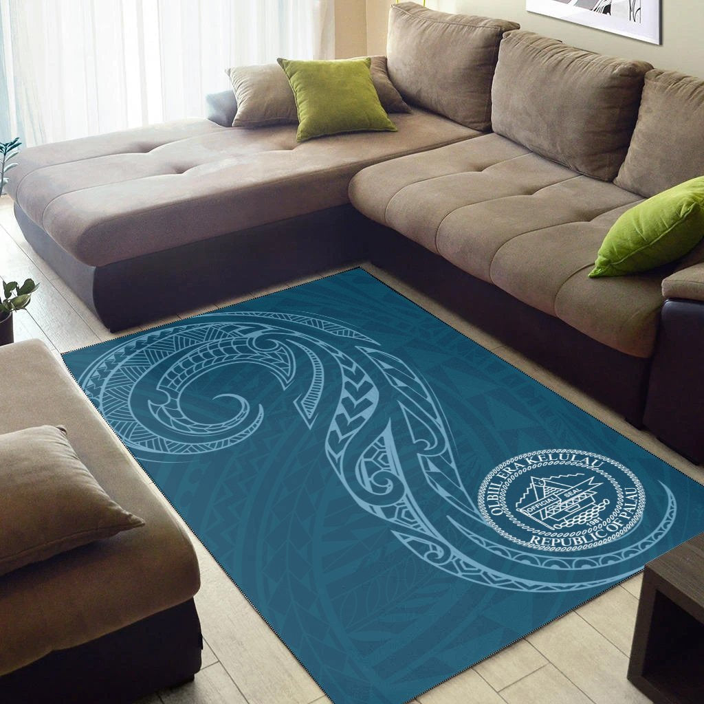 Palau Area Rug - Polynesian Style - Vibe Hoodie Shop