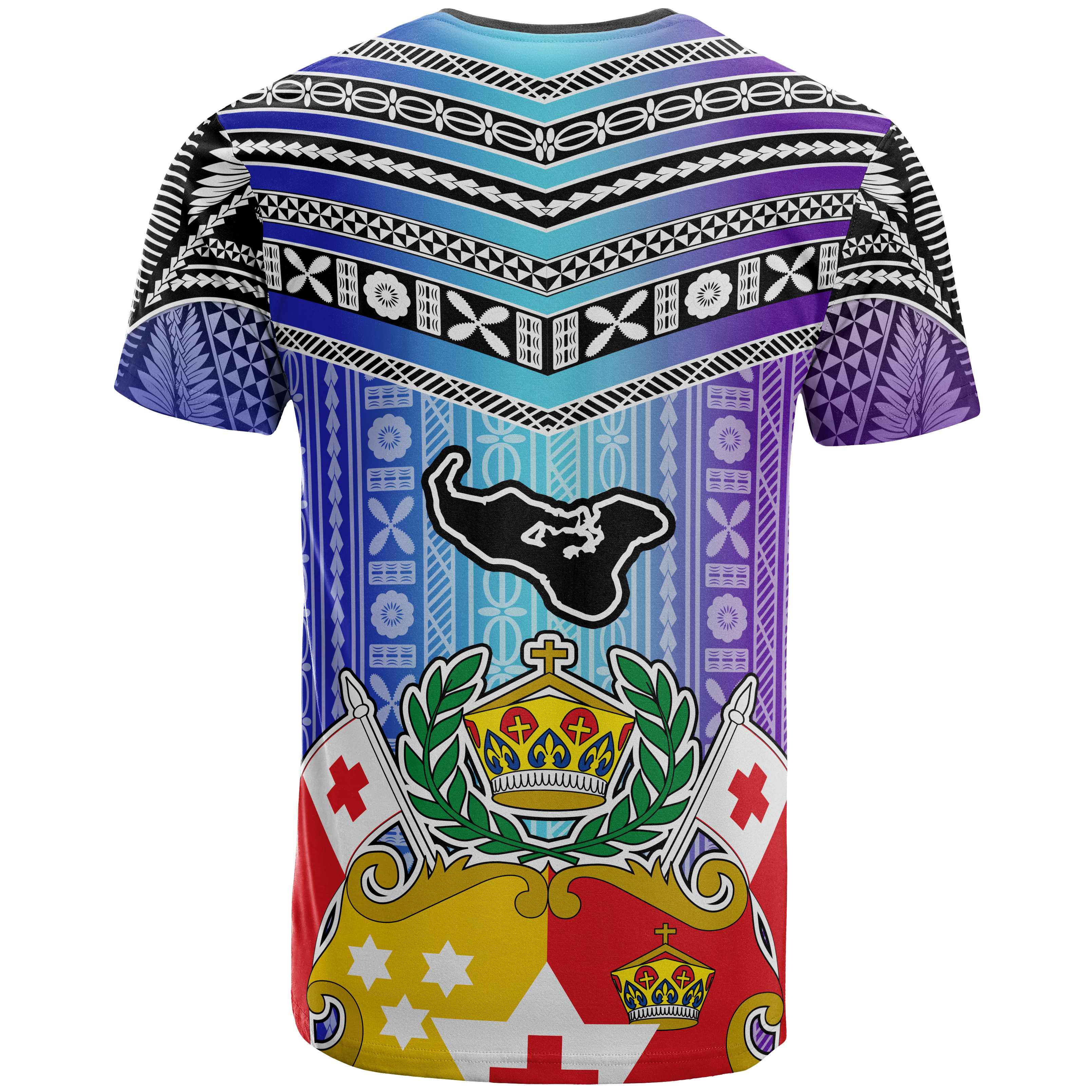 Vibe Hoodie Tonga T shirt - Tonga Coat Of Arms Colorful Style - Vibe Hoodie Shop