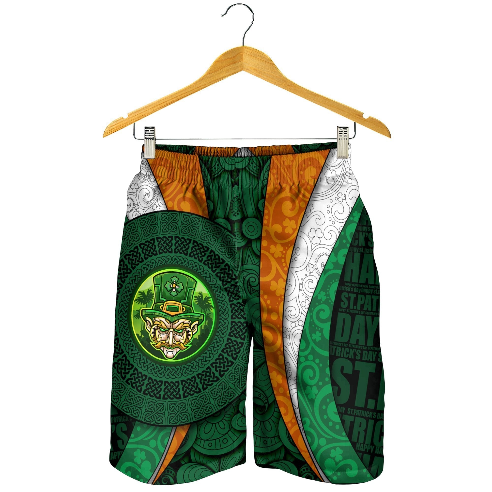 VibeHoodie Men Short - Ireland Green Partrick's Day - Vibe Hoodie Shop