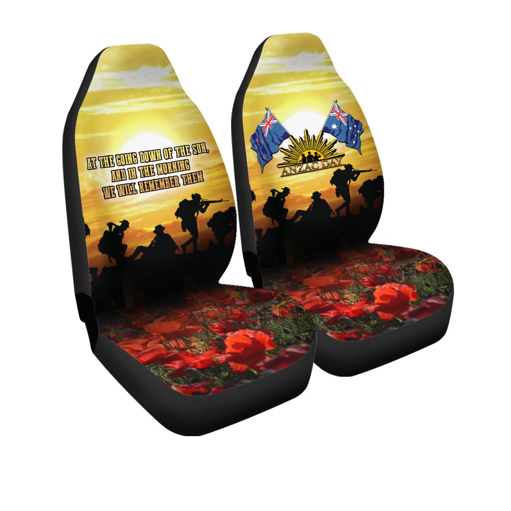 ANZAC Car Seat Covers - Australian and New Zealand Army Corps - Vibe Hoodie Shop