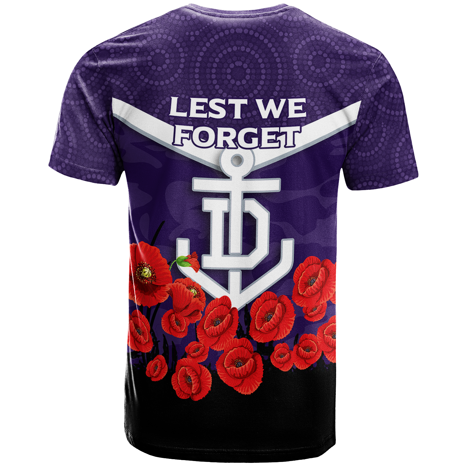 Dockers ANZAC Day T shirt - Indigenous Art - - Vibe Hoodie Shop