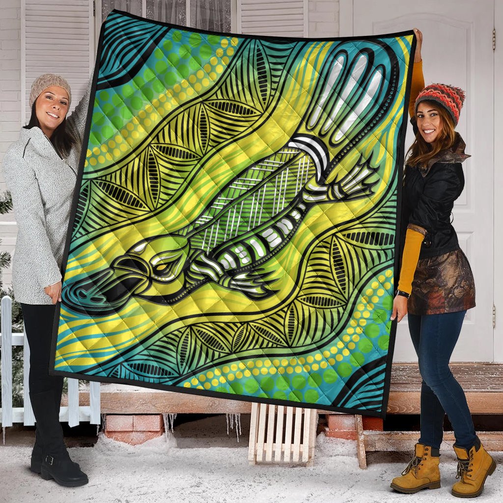Premium Quilts - Aboriginal Platypus - Vibe Hoodie Shop
