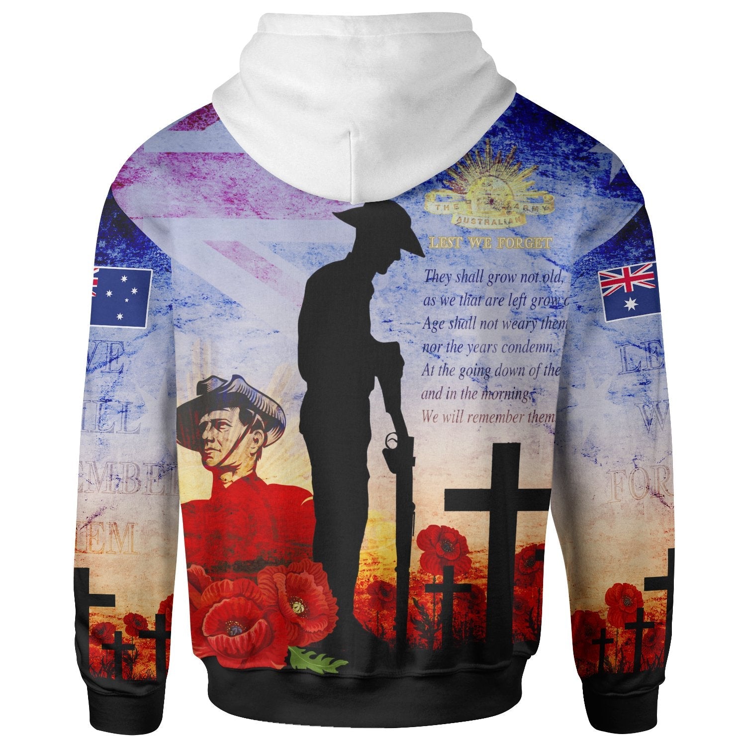 ANZAC Hoodie - ANZAC 2020 Lest We Forget The Australian Army - Vibe Hoodie Shop