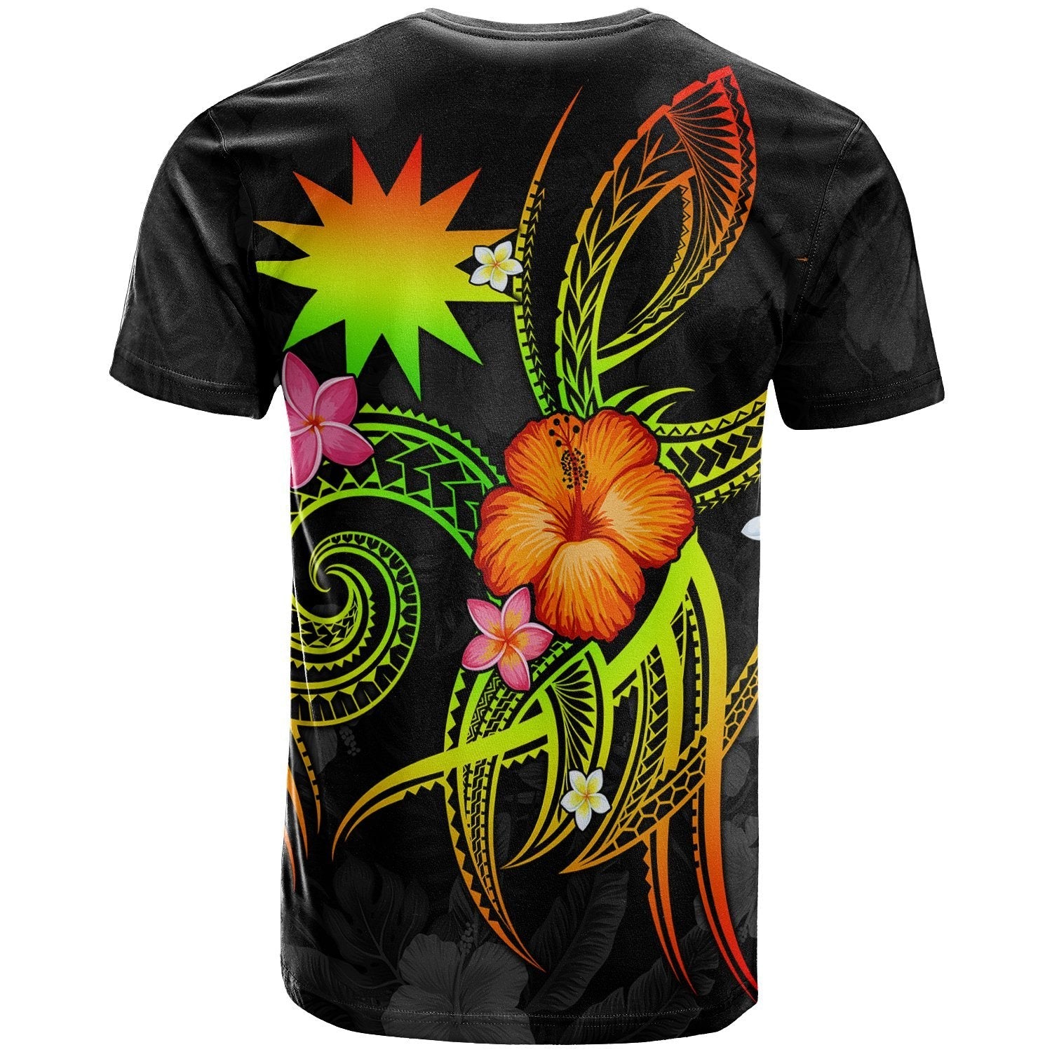 Nauru Polynesian Personalised T shirt - Legend of Nauru (Reggae) - Vibe Hoodie Shop