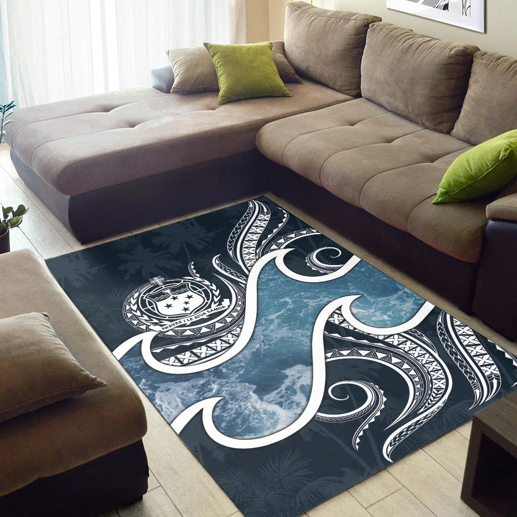 Samoa Polynesian Area Rug - Ocean Style - Vibe Hoodie Shop