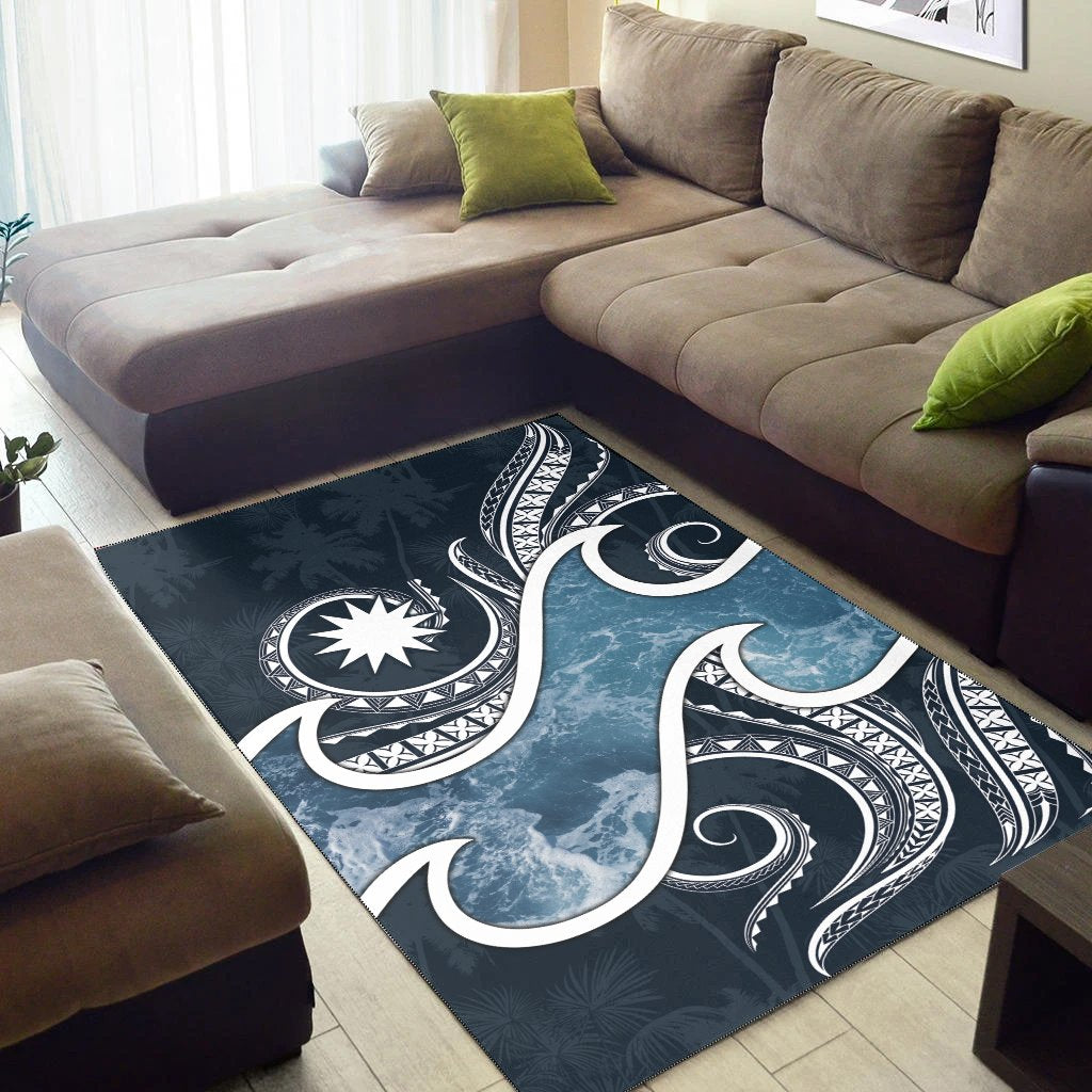 Nauru Polynesian Area Rug - Ocean Style - Vibe Hoodie Shop