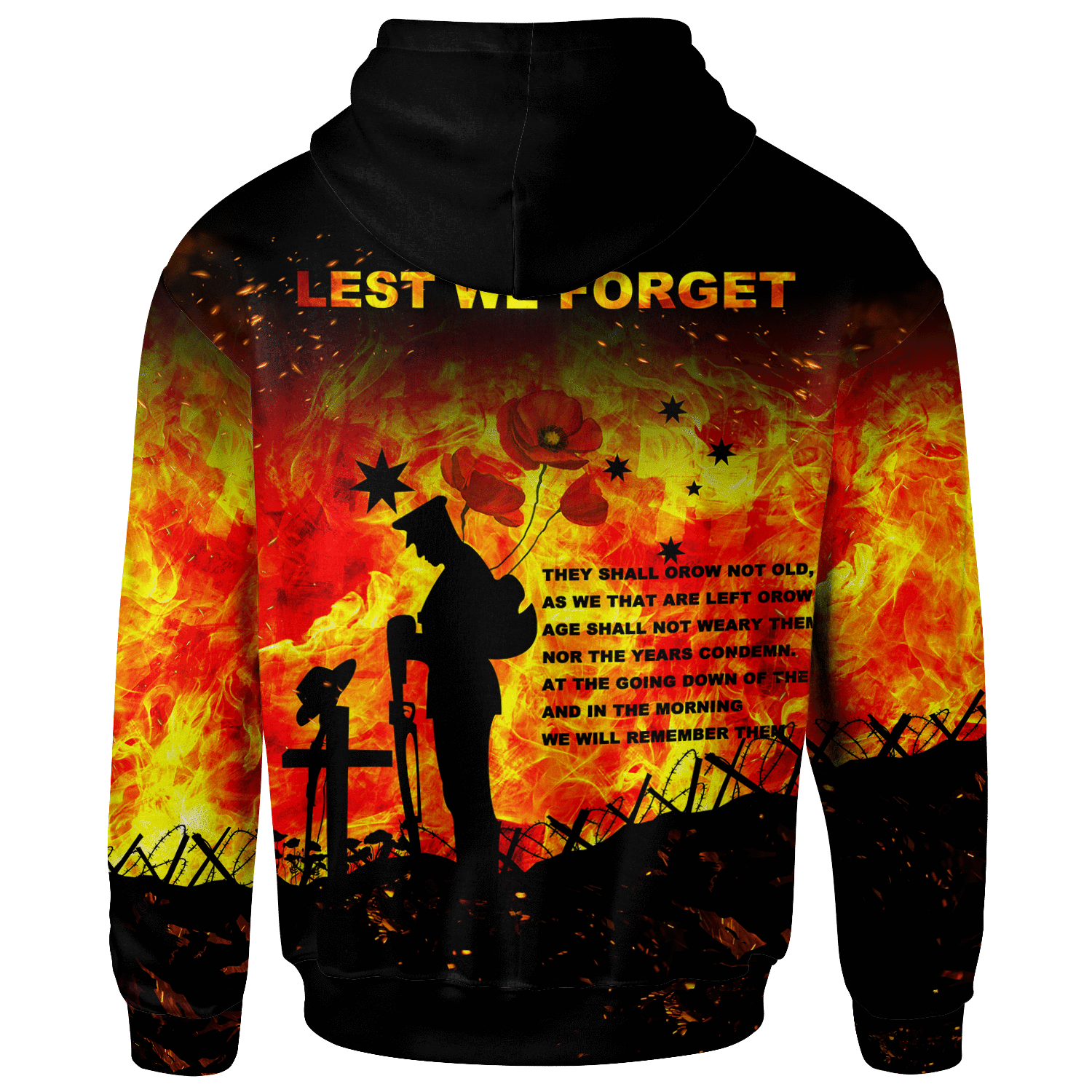 ANZAC Day Hoodie - ANZAC Heroes - Vibe Hoodie Shop