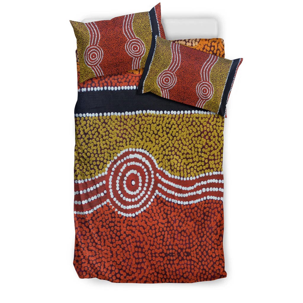 Bedding Set - Aboriginal Dot Style - Vibe Hoodie Shop