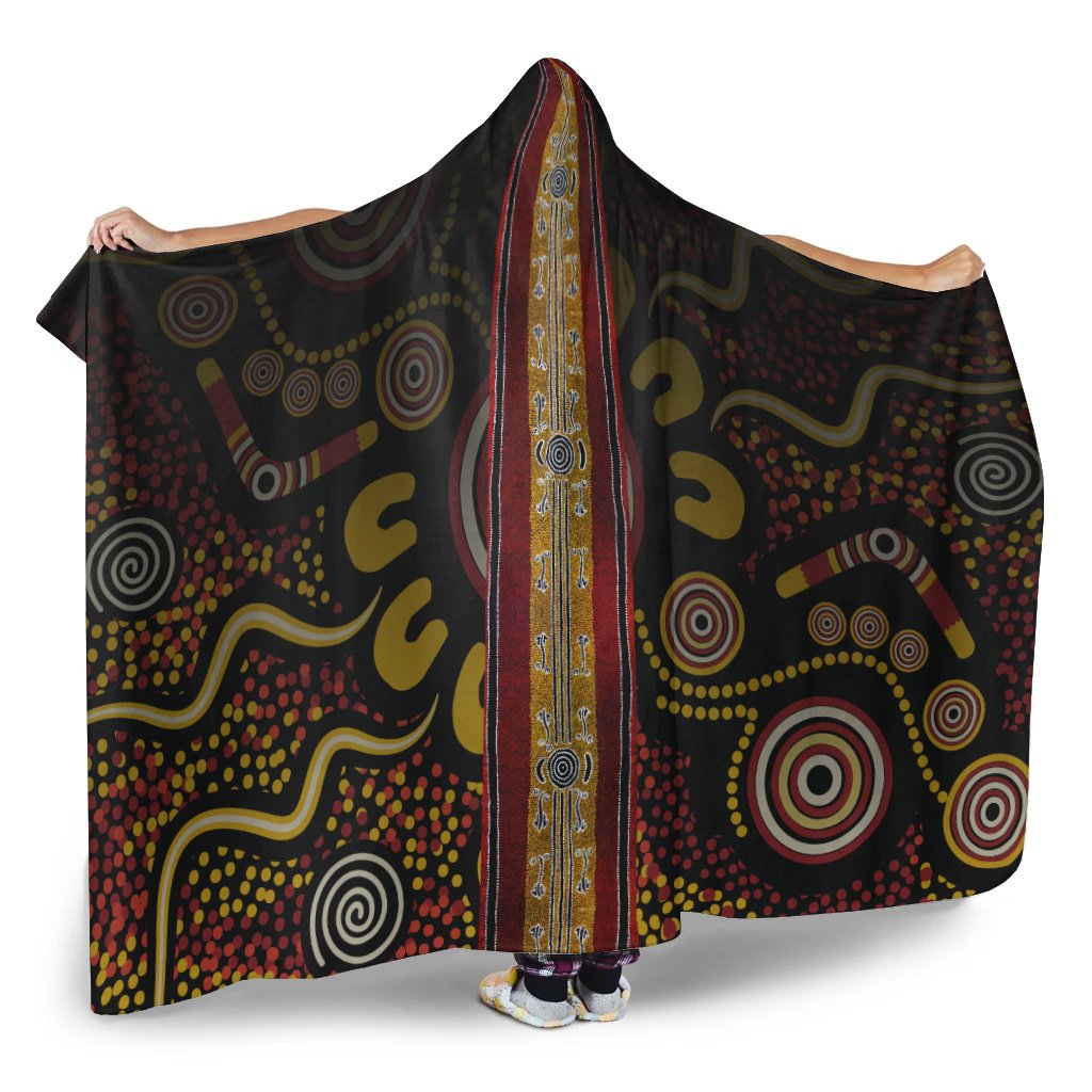 sp-aboriginal-hooded-blanket-dot-panting-art-stripe-lines