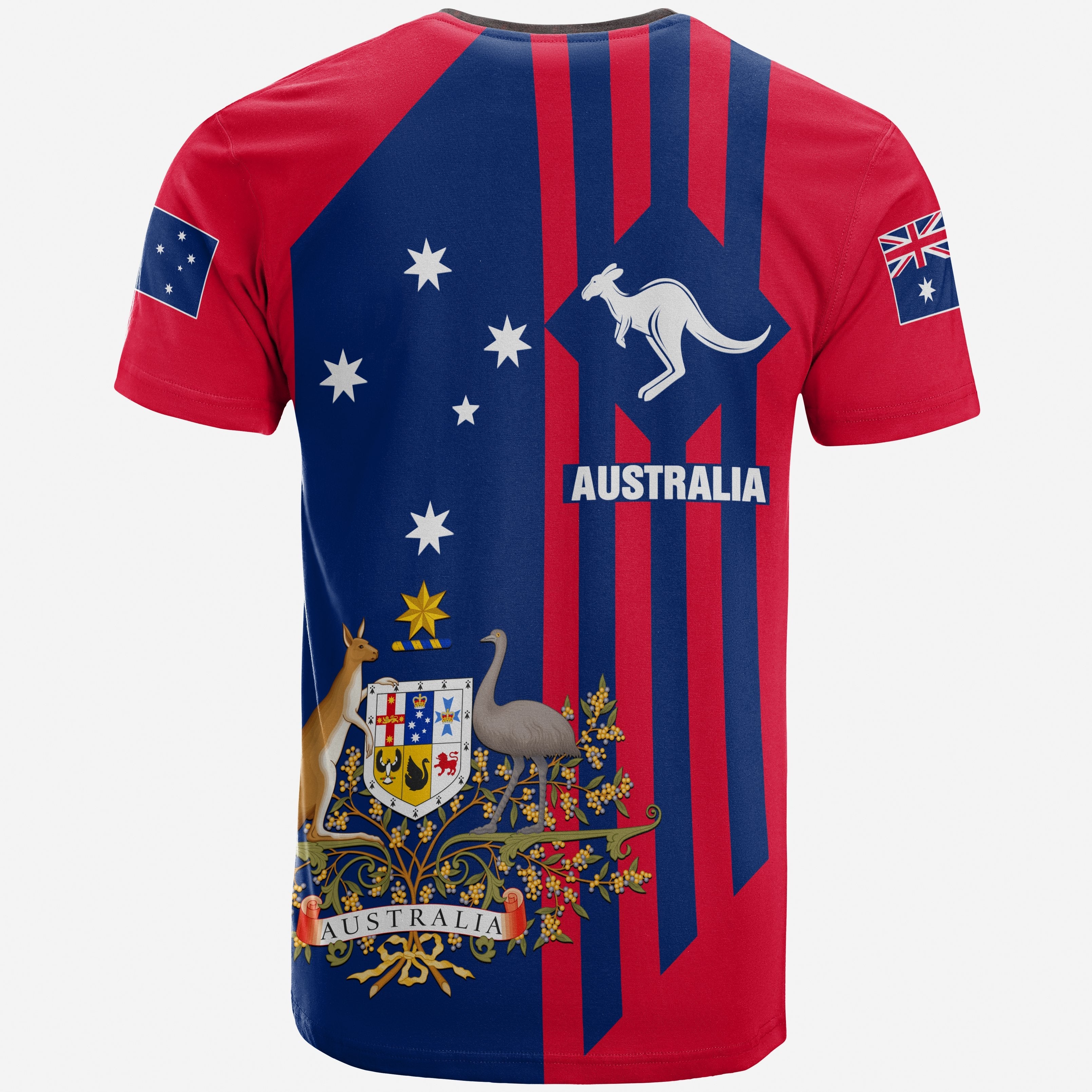 Custom T shirts - Australia Kangaroo Sign - Vibe Hoodie Shop